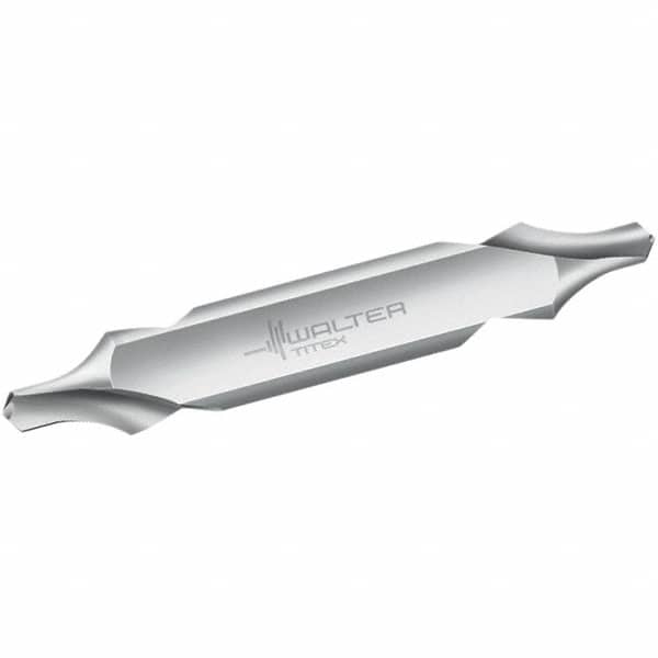 Walter-Titex - Metric Radius Cut 60° Incl Angle High Speed Steel Combo Drill & Countersink - Exact Industrial Supply