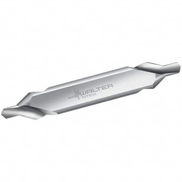 Walter-Titex - Metric Plain Cut 60° Incl Angle High Speed Steel Combo Drill & Countersink - Exact Industrial Supply