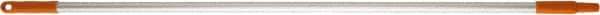 Vikan - 52 x 1" Aluminum Squeegee Handle - European Threaded Connection, Orange - Exact Industrial Supply