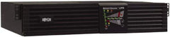 Tripp-Lite - 20 Amp, 3,000 VA, Tower & Rack Mount Online Backup Uninterruptible Power Supply - Backup 6 min with Full Load & 15 min with Half Load, 120 VAC Input & Output, 2,500 Watt Output, 1 Phases, 7 Outlets - Exact Industrial Supply