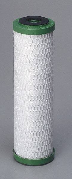 Pentair - 2-7/8" OD, 0.5µ, Carbon Briquette/Resin Giardia & Cryptosporidium Reduction Cartridge Filter - 9-3/4" Long, Reduces Tastes, Odors & Sediments - Exact Industrial Supply