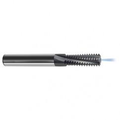 M16 x 1.5 4FL Carbide Thread Mill Tap-Coolant Thru-TiCN - Exact Industrial Supply