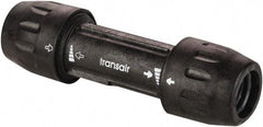 Transair - 1/2" ID, 16.5mm OD, Union - Plastic, 232 Max psi, 4-3/4" Long - Exact Industrial Supply