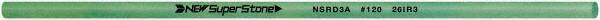 Value Collection - Round Ceramic Finishing Stick - 50mm Long x 3.175mm Wide x 3.2mm Thick, 120 Grit - Exact Industrial Supply