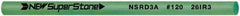 Value Collection - Round Ceramic Finishing Stick - 50mm Long x 3mm Wide x 3mm Thick, 120 Grit - Exact Industrial Supply