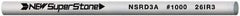 Value Collection - Round Ceramic Finishing Stick - 50mm Long x 3mm Wide, 1,000 Grit - Exact Industrial Supply