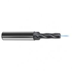 M16 x 2.0 4FL Carbide Thread Mill Tap-Coolant Thru-TiCN - Exact Industrial Supply