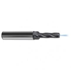 M16 x 1.5 4FL Carbide Thread Mill Tap-Coolant Thru-TiCN - Exact Industrial Supply