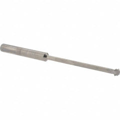 Accupro - 1/4° 1/4" Cut Diam, 1/8" Cut Width, 1/4" Shank, Solid Carbide Double-Angle Cutter - Exact Industrial Supply