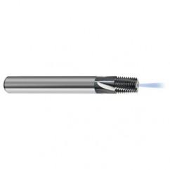 1-11-1/2 5FL Carbide Thread Mill NPTF Tap-Coolant Thru-TiCN - Exact Industrial Supply