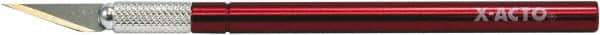 X-ACTO - Stainless Steel Hobby Knife with 1 Blade - #11 Blade, Aluminum Handle - Exact Industrial Supply