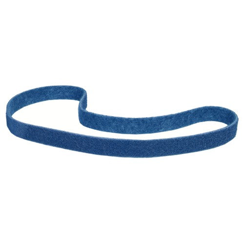 1″ × 64″ Non-Woven Narrow Belt Aluminum Oxide Rapid Prep Very Fine Grit - Exact Industrial Supply
