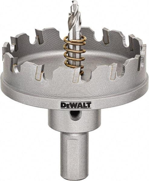 DeWALT - 2-7/8" Diam, 1/4" Cutting Depth, Hole Saw - Carbide-Tipped Saw, Toothed Edge - Exact Industrial Supply