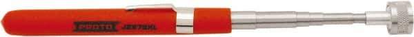 Proto - 8-1/4" Long Magnetic Retrieving Tool - 5 Lb Max Pull, 30-1/4" Collapsed Length, Steel Coil/Plastic - Exact Industrial Supply