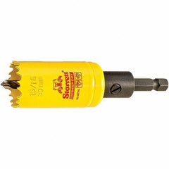 Starrett - 1-5/16" Diam, 2" Cutting Depth, Hole Saw - High Speed Steel Saw, Toothed Edge - Exact Industrial Supply