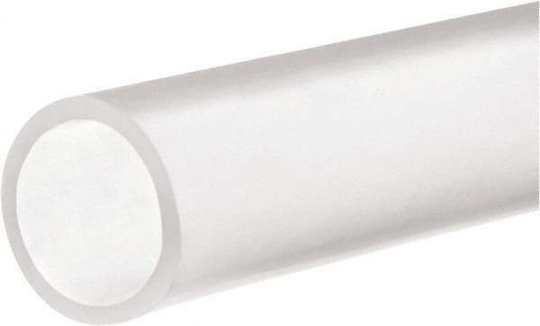 Value Collection - 5/8" ID x 3/4" OD, 1/16" Wall Thickness, 5' Long, Silicone Tube - Clear, 40 Max psi, 70A Hardness, -120 to 480°F - Exact Industrial Supply