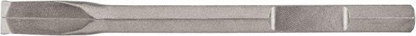 DeWALT - 3" Head Width, 15-1/2" OAL, 3/4" Shank Diam, Scaling Chisel - Hex Drive, Hex Shank, Steel - Exact Industrial Supply