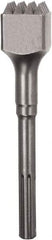 DeWALT - 1-3/4" Head Width, 10" OAL, 3/4" Shank Diam, Bushing Tool Chisel - SDS Max Drive, SDS Max Shank, Steel - Exact Industrial Supply
