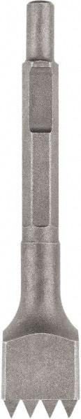 DeWALT - 1-3/4" Head Width, 9-1/2" OAL, 1-1/8" Shank Diam, Bushing Tool Chisel - Spline Drive, Spline Shank, Steel - Exact Industrial Supply