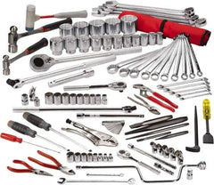 Proto - 92 Piece 3/8, 1/2 & 3/4" Drive Master Tool Set - Comes in Top Chest - Exact Industrial Supply