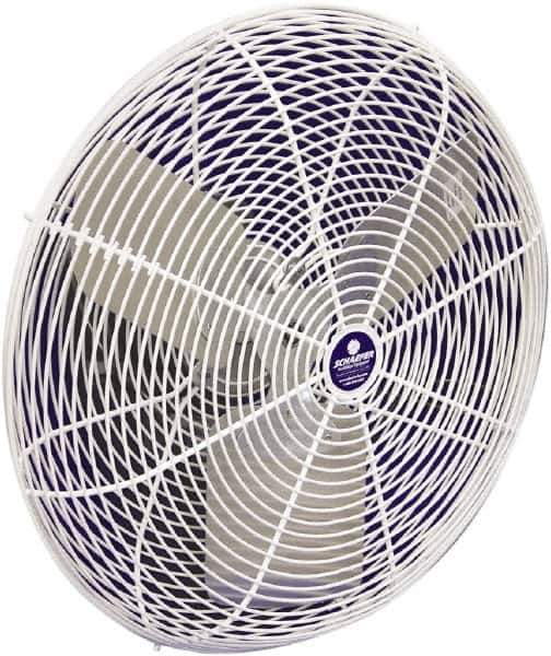 Schaefer Ventilation Equipment - 20" Blade, 1/4 hp, 12,000 CFM, Industrial Circulation Fan - Multi-Mount, 115 VAC Volts, 2 Speed - Exact Industrial Supply