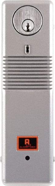 Alarm Lock - All Purpose Lever Lockset - 2-3/8" Back Set, Steel, Silver Finish - Exact Industrial Supply