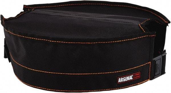 Ergodyne - Black Polyester Tool Bucket - 12-1/2" Wide x 12-1/2" Deep x 2" High - Exact Industrial Supply
