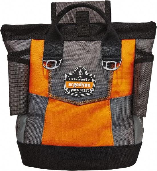 Ergodyne - General Purpose Holster with 1 Pocket - Ballistic Polyester, Orange, 11-1/2" Wide x 10" High x 6" Deep - Exact Industrial Supply