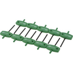 Wiha - T15 Torx Key - Wing Handle, 45mm Length Under Head, 3.1" OAL - Exact Industrial Supply