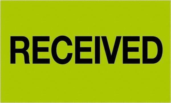 Tape Logic - 5" Long, Fluorescent Green Paper Shipping Label - For Multi-Use - Exact Industrial Supply
