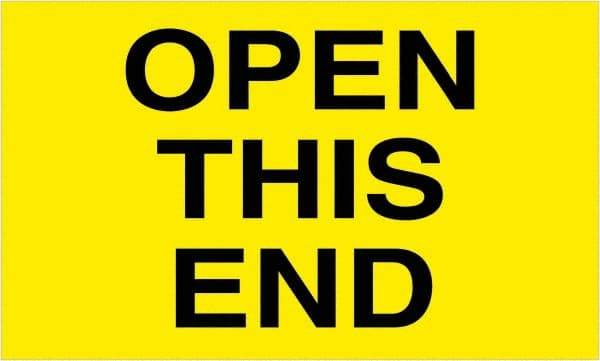 Tape Logic - 5" Long, Fluorescent Yellow Paper Shipping Label - For Multi-Use - Exact Industrial Supply