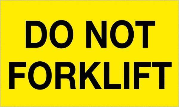 Tape Logic - 5" Long, Fluorescent Yellow Paper Shipping Label - For Multi-Use - Exact Industrial Supply