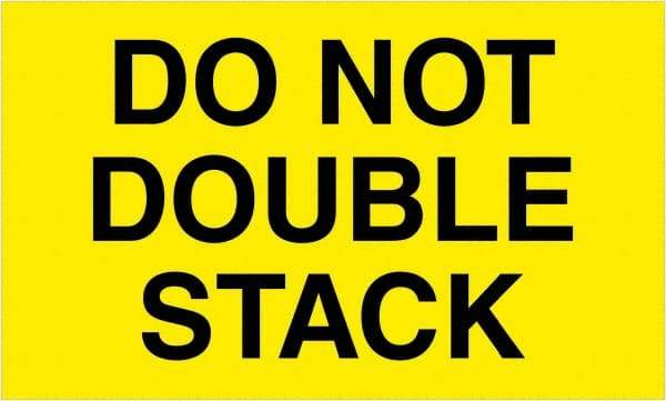 Tape Logic - 5" Long, Fluorescent Yellow Paper Shipping Label - For Multi-Use - Exact Industrial Supply