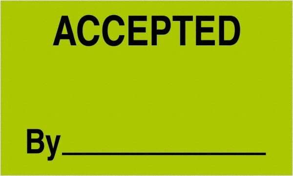Tape Logic - 5" Long, Fluorescent Green Paper Shipping Label - For Multi-Use - Exact Industrial Supply