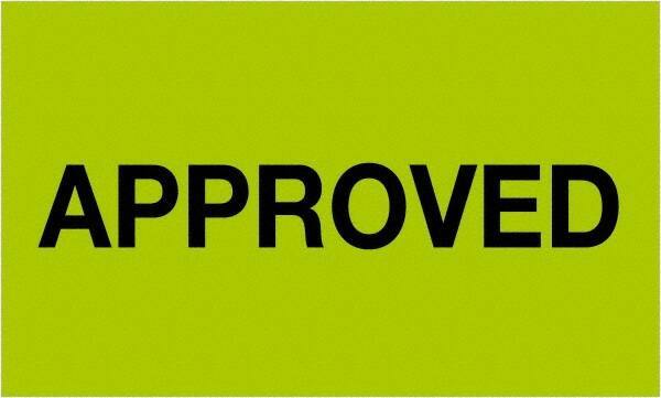Tape Logic - 5" Long, Fluorescent Green Paper Shipping Label - For Multi-Use - Exact Industrial Supply