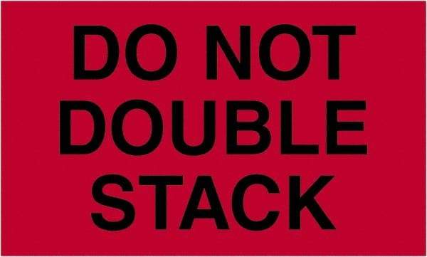 Tape Logic - 5" Long, Fluorescent Red Paper Shipping Label - For Multi-Use - Exact Industrial Supply