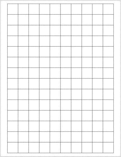 Tape Logic - 3/4" Long, White Paper Laser Label - For Laser Printers - Exact Industrial Supply