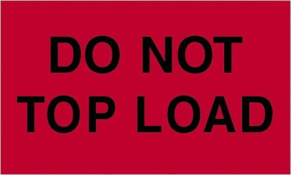 Tape Logic - 5" Long, Fluorescent Red Paper Shipping Label - For Multi-Use - Exact Industrial Supply