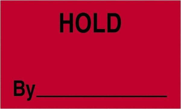Tape Logic - 5" Long, Fluorescent Red Paper Shipping Label - For Multi-Use - Exact Industrial Supply