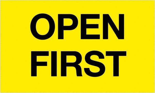 Tape Logic - 5" Long, Fluorescent Yellow Paper Shipping Label - For Multi-Use - Exact Industrial Supply