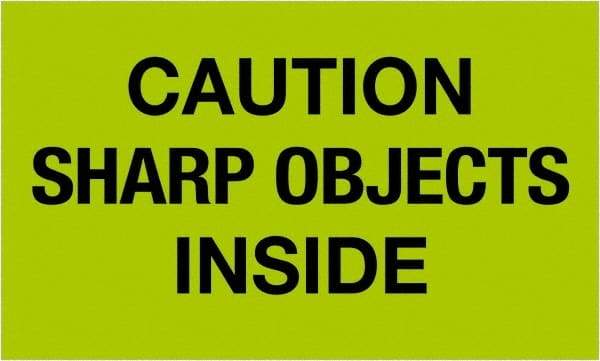 Tape Logic - 5" Long, Fluorescent Green Paper Shipping Label - For Multi-Use - Exact Industrial Supply