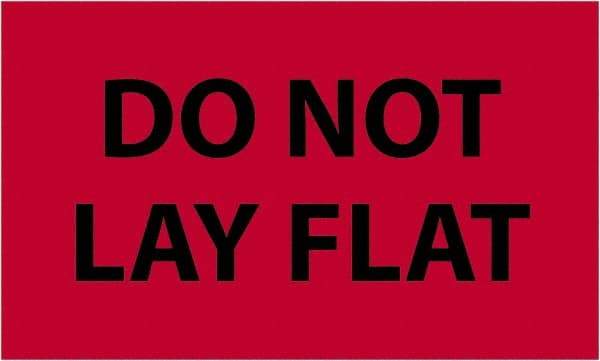 Tape Logic - 5" Long, Fluorescent Red Paper Shipping Label - For Multi-Use - Exact Industrial Supply