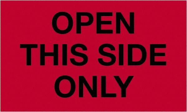 Tape Logic - 5" Long, Fluorescent Red Paper Shipping Label - For Multi-Use - Exact Industrial Supply