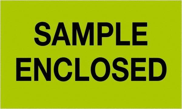 Tape Logic - 5" Long, Fluorescent Green Paper Shipping Label - For Multi-Use - Exact Industrial Supply
