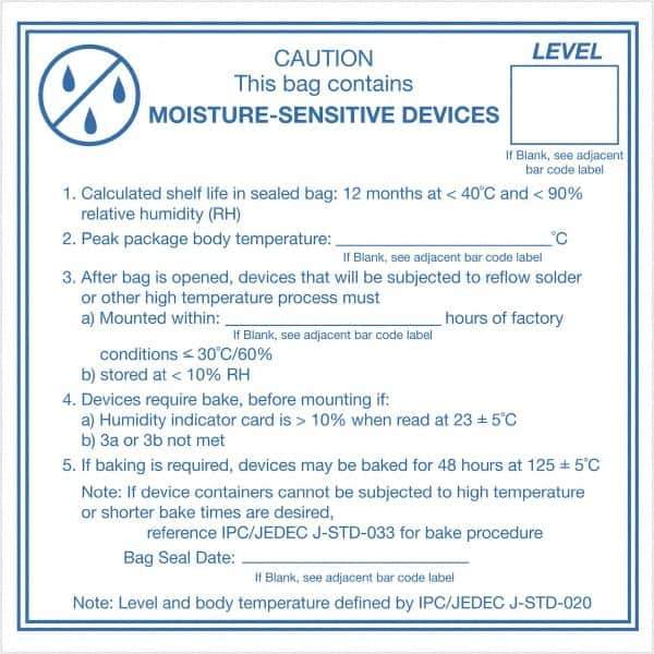 Tape Logic - 4" Long, Blue/White Paper Shipping Label - For Multi-Use - Exact Industrial Supply