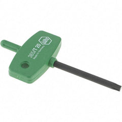 Wiha - T20 Torx Key - Wing Handle, 45mm Length Under Head, 3.1" OAL - Exact Industrial Supply