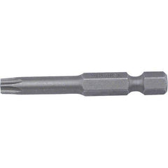 Wiha - T15 Power Bit - 1/4" Drive, 2" OAL - Exact Industrial Supply