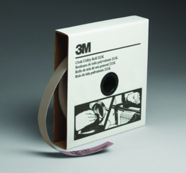 1" x 50 yds - 240 Grit - Aluminum Oxide - J Weight - Utility Cloth Roll 211K - Exact Industrial Supply