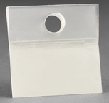 2X2 HANG TAB 1076 CLEAR 10 PAD - Exact Industrial Supply