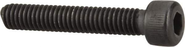 Value Collection - #5-44 UNF Hex Socket Drive, Socket Cap Screw - Alloy Steel, Black Oxide Finish, Fully Threaded, 3/4" Length Under Head - Exact Industrial Supply